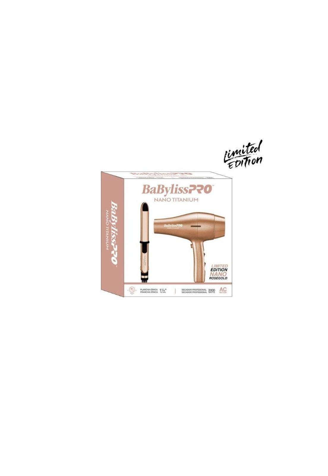 Kit Babyliss Pro Plancha 3000 32mm + Secador de Pelo 2000watts-1