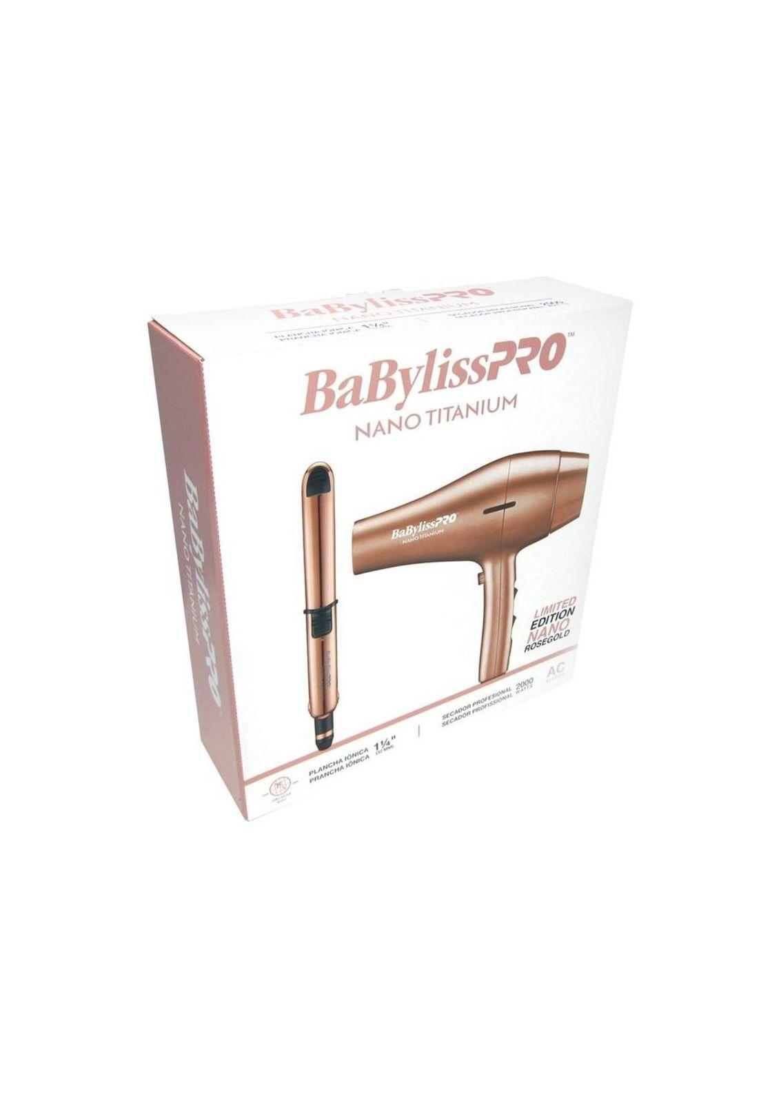Kit Babyliss Pro Plancha 3000 32mm + Secador de Pelo 2000watts-3