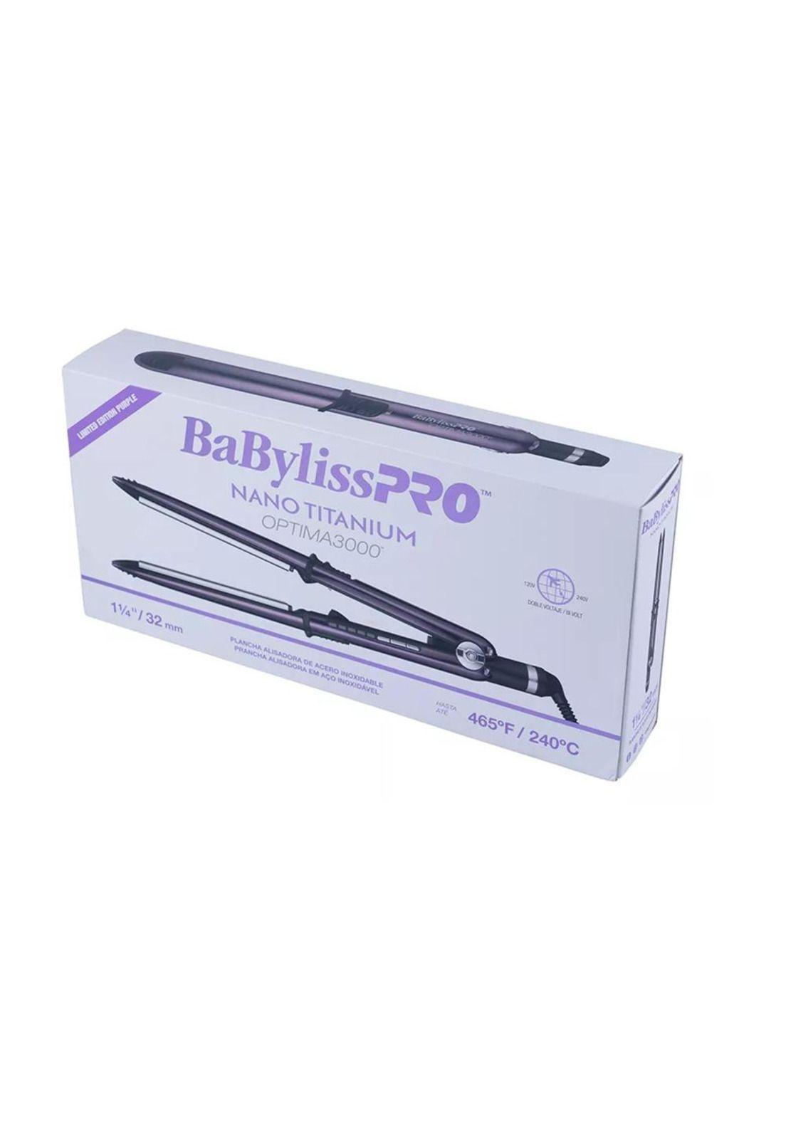 Plancha Alisador 1 1/4? Pro Óptima 3000 Purple Babyliss Pro-5