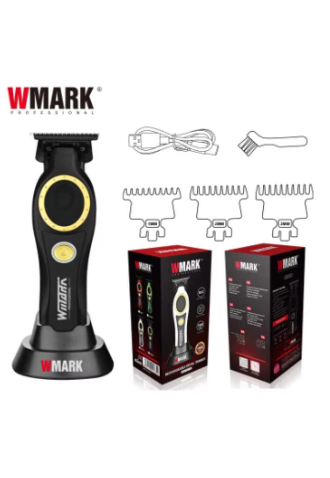 Máquina Trimmer Patillera Wmark Negro NG7230 con motor de 7500 RPM-1