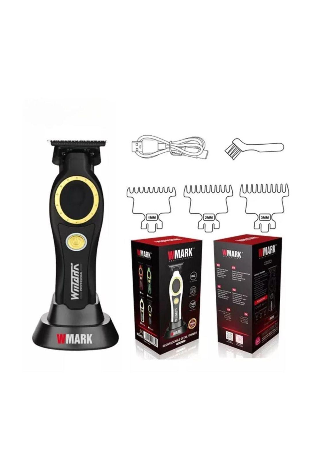 Máquina Trimmer Patillera Wmark Negro NG7230 con motor de 7500 RPM-2