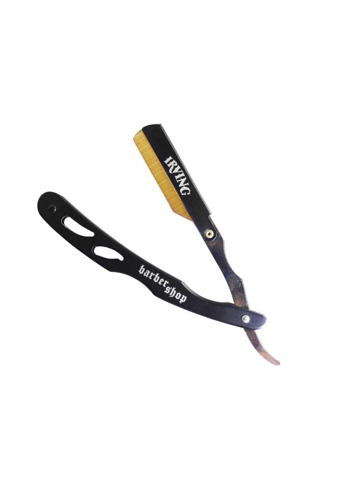 Navajin Negro Inoxidable Para Barbero IRVING-1