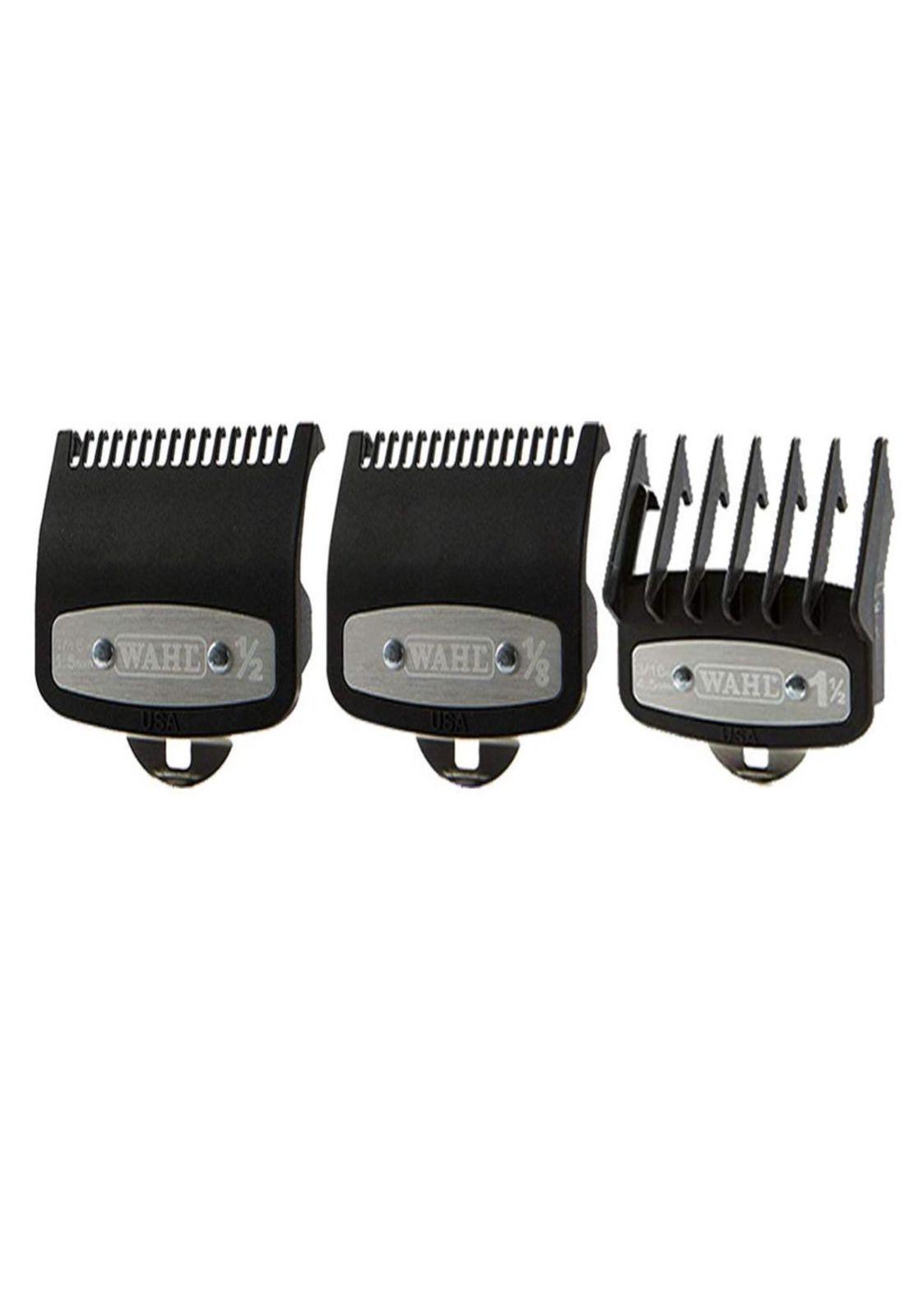 Set De 3 Peines De Alzada Premium Wahl Barbero Barbería-1