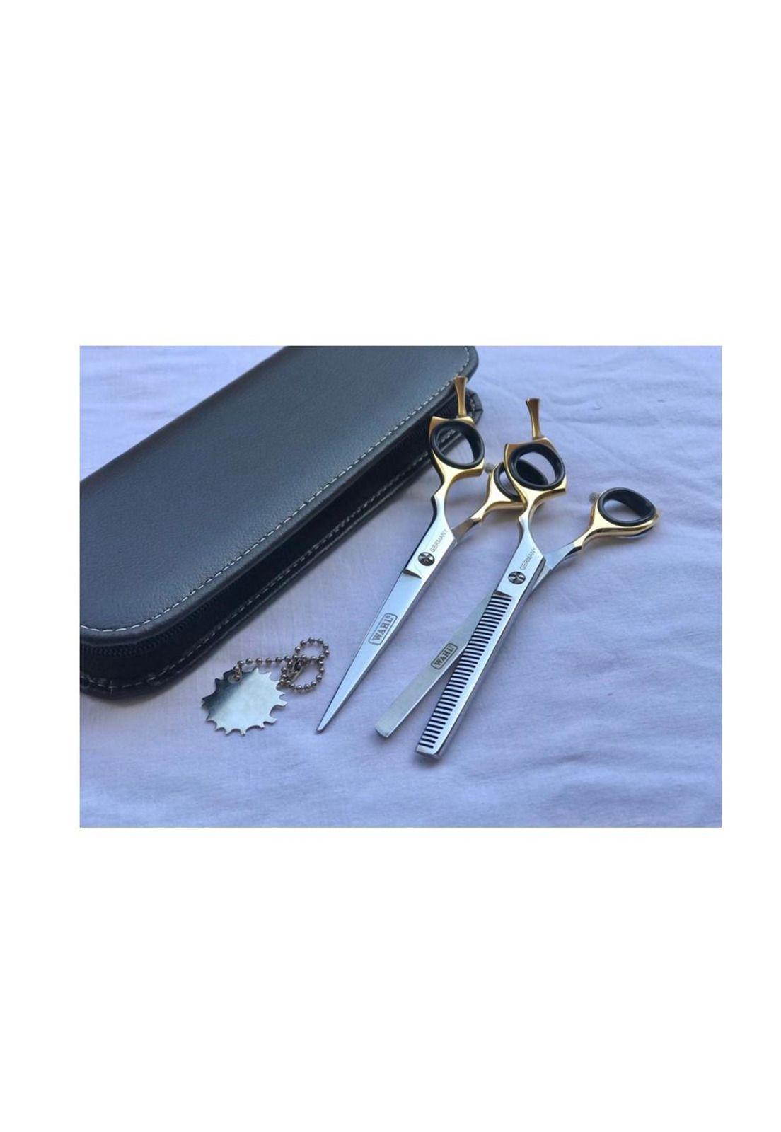 Set De Tijeras Wahl Profesional Filo Navaja Y Esculpidora 6-5