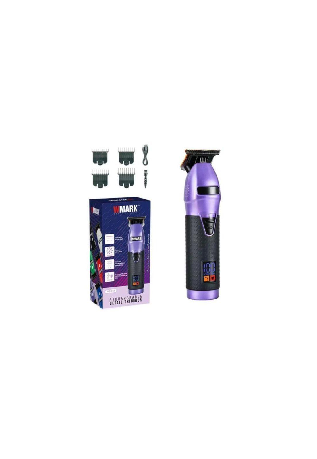 Máquina Patillera Trimmer Profesional Wmark Ng 318 Violeta-2