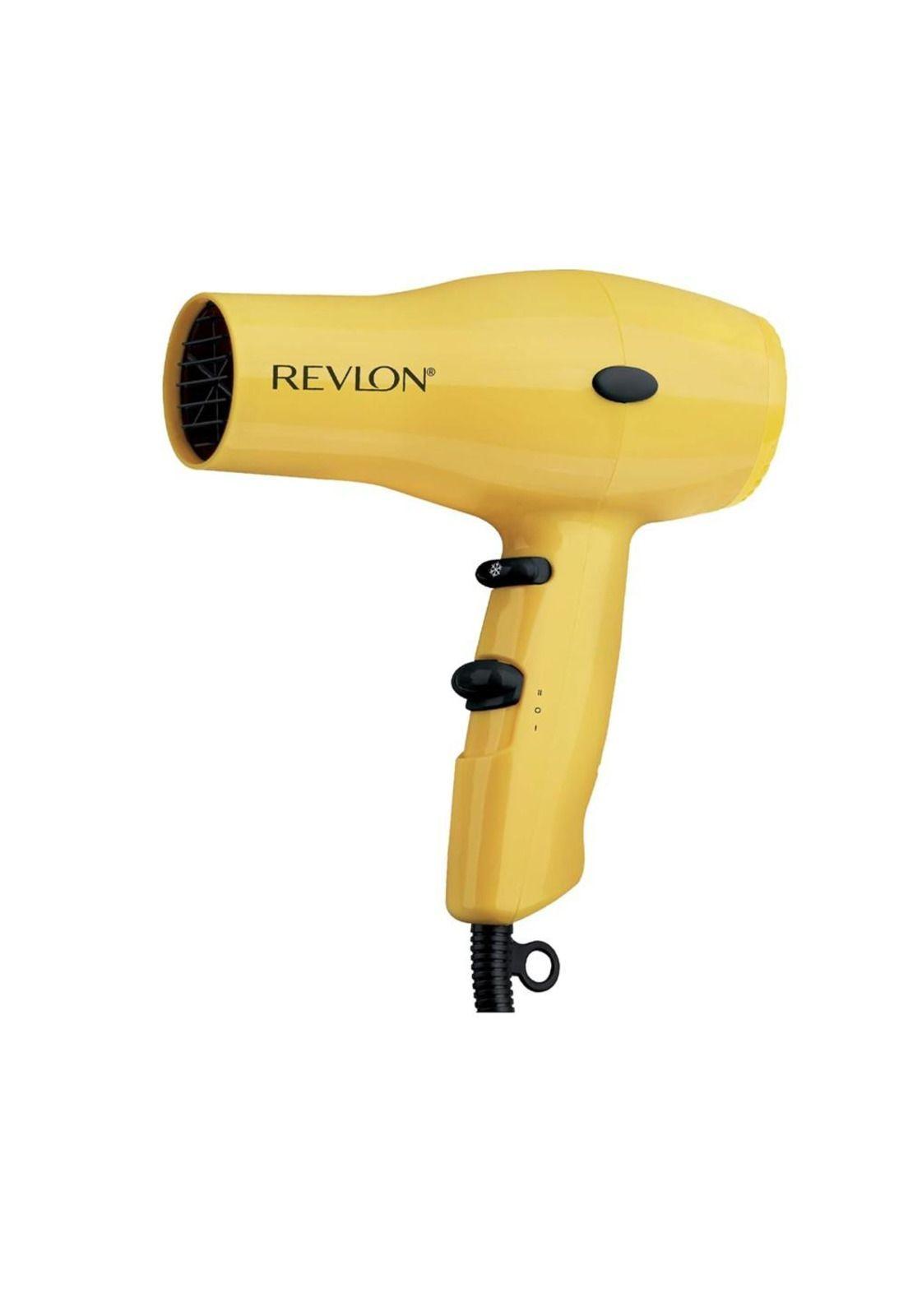 Secador De Pelo Compacta ionico Amarillo Revlon 1875 Watts-0