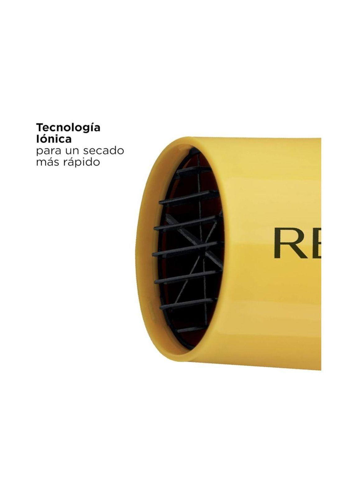 Secador De Pelo Compacta ionico Amarillo Revlon 1875 Watts-2