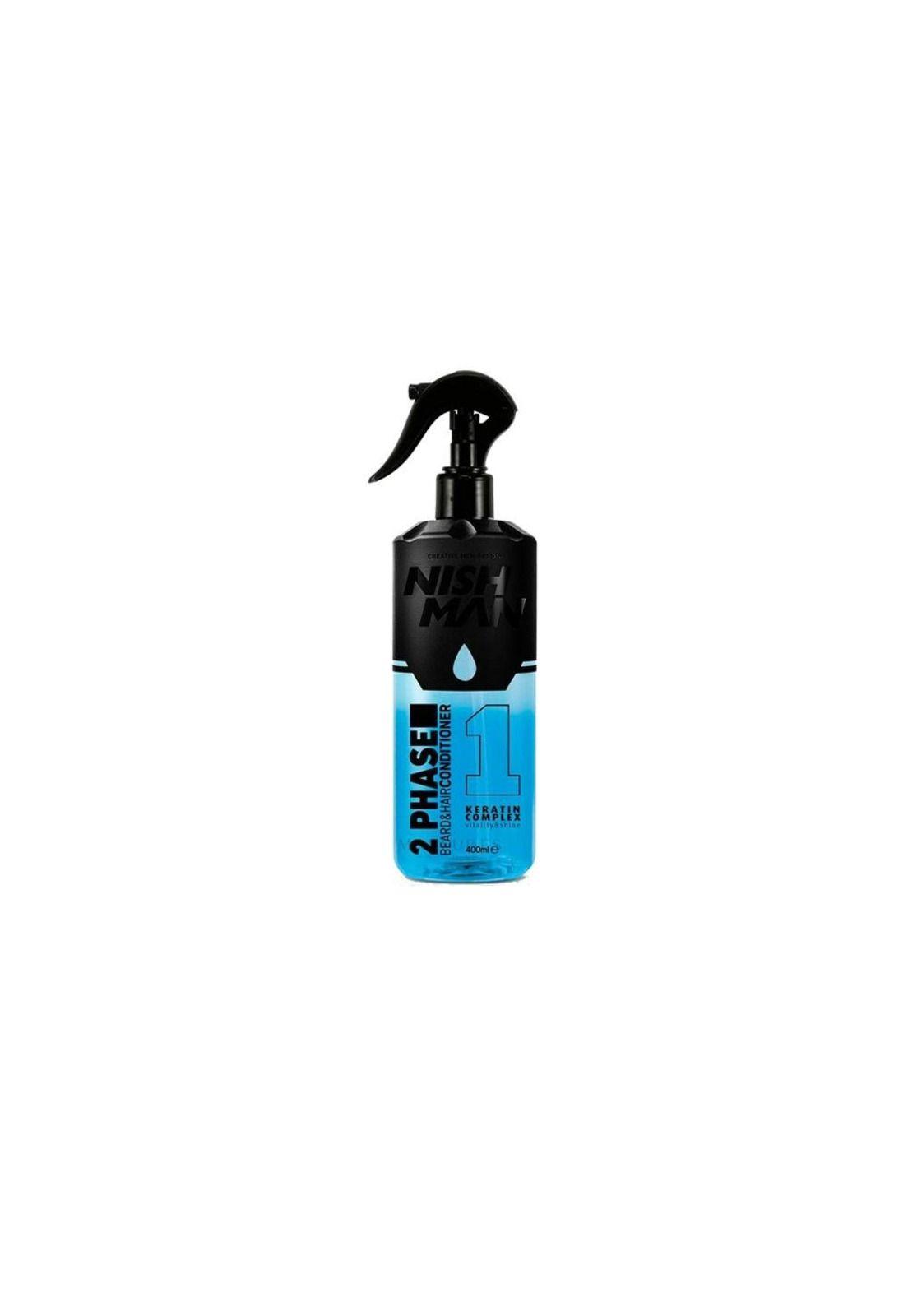 Nishman 2 Fase Acondicionador Para Barba Y Cabello 400ml-0