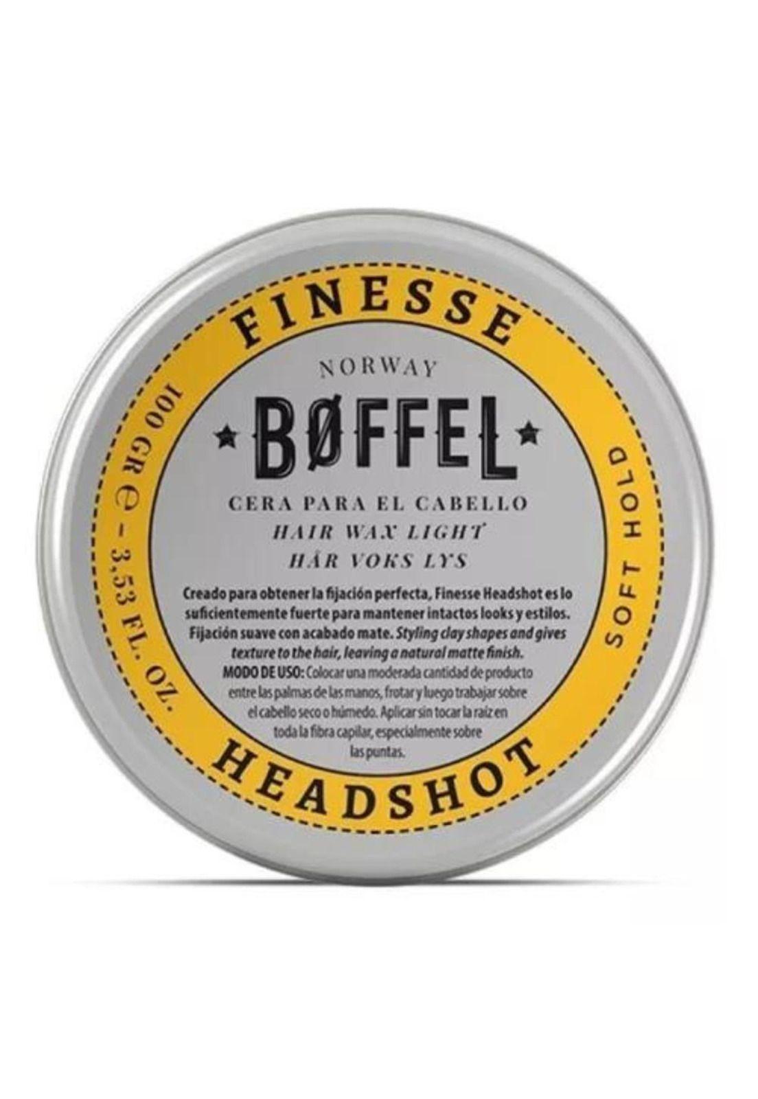 BOFFEL® Hair Wax Soft Hold Cera Finesse Headshot 100gr-4