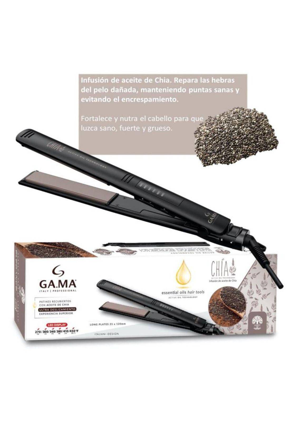 Plancha Alisadora Gama Elegance Led Chia Essential Oil-1