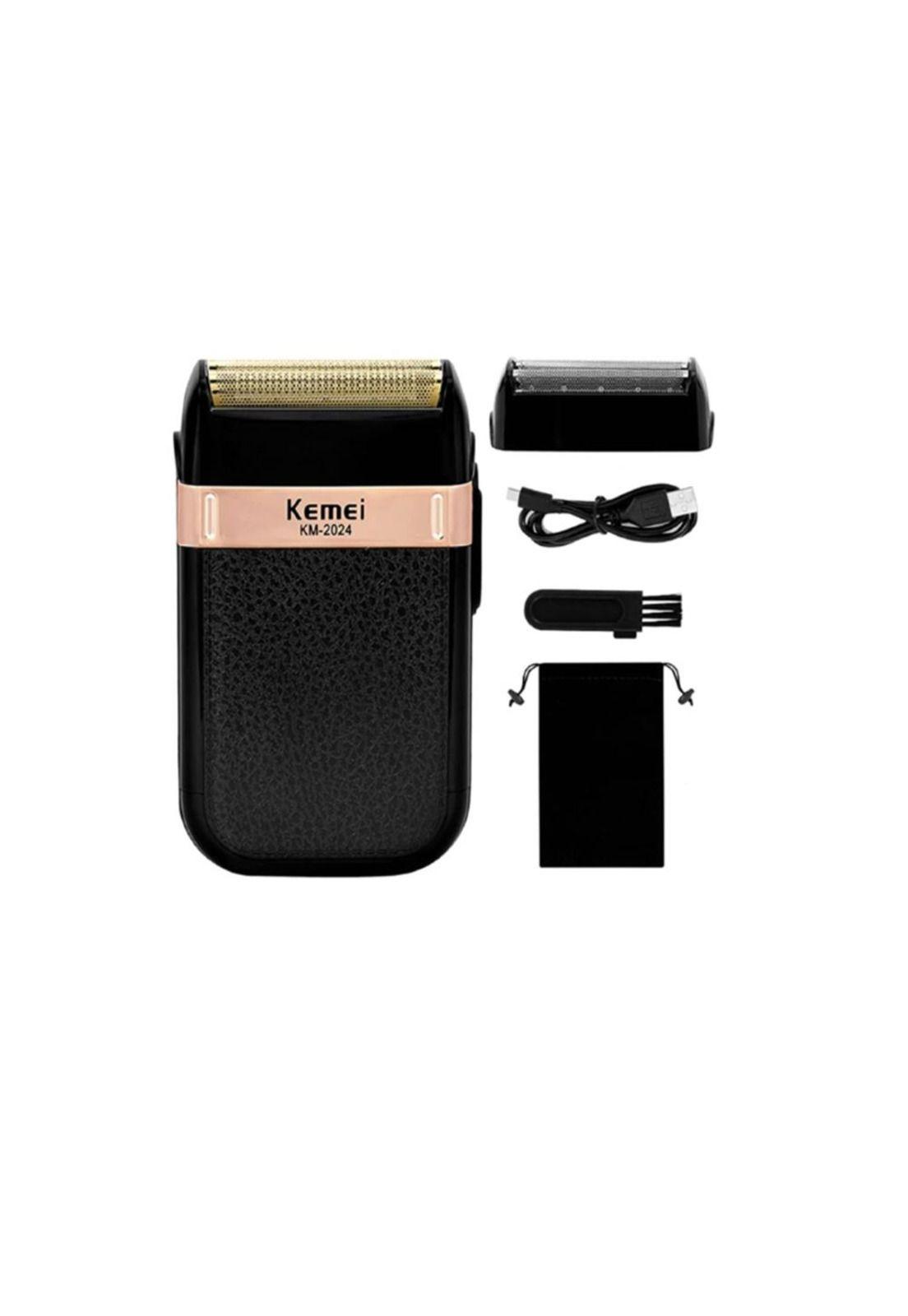 Máquina Afeitadora Kemei KM-2024 Negra 100V/240V Shaver-1