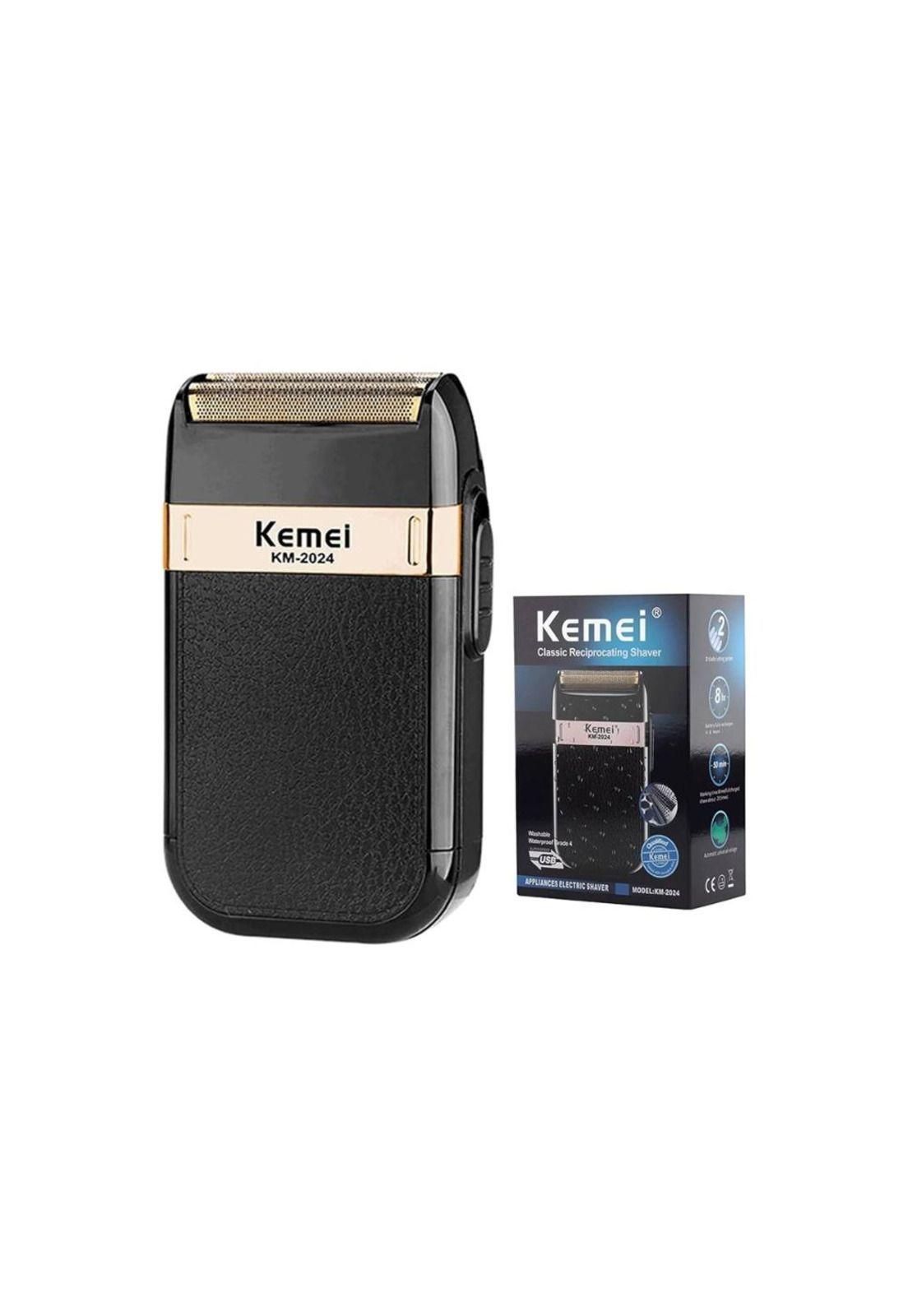 Máquina Afeitadora Kemei KM-2024 Negra 100V/240V Shaver-2