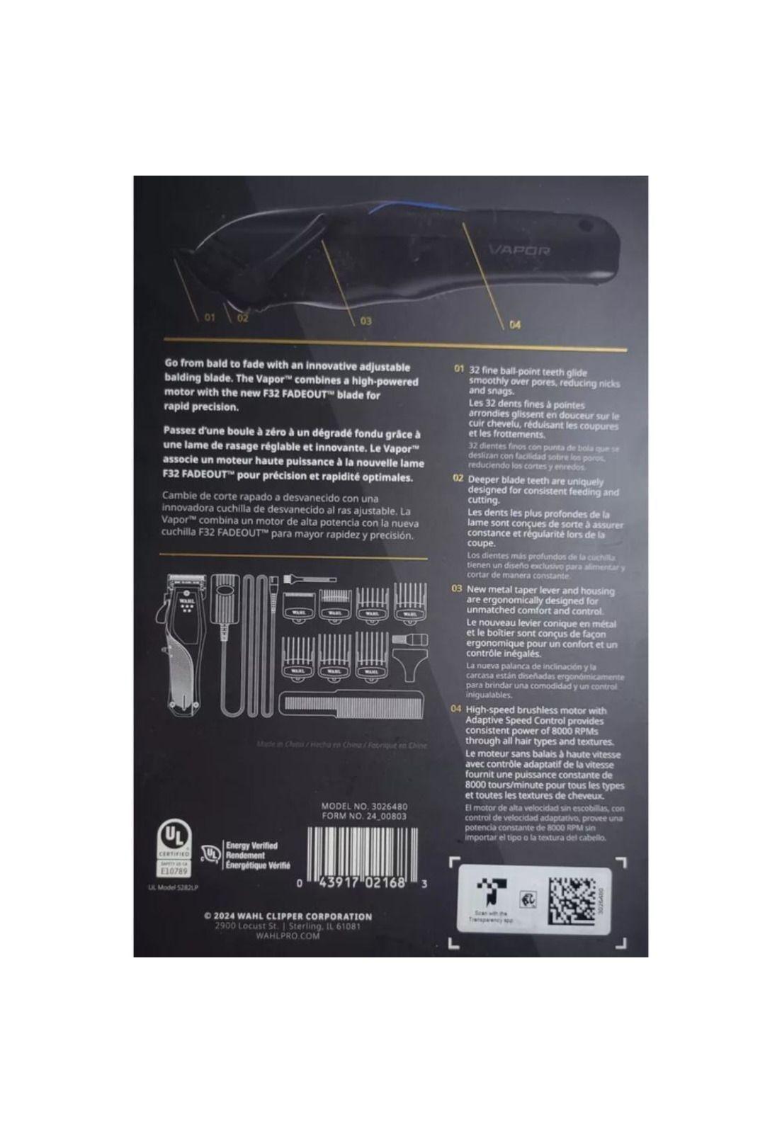 Maquina Wahl Cortapelo Vapor Inalámbrico Cordless 5 Star.-7