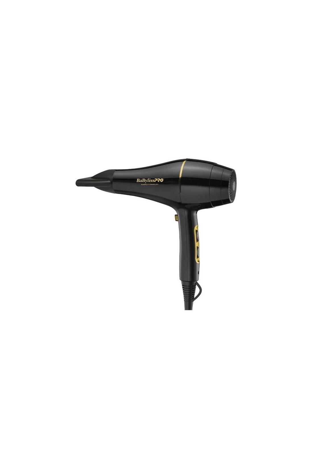 Secador De Pelo 2000w BabylissPro Negro Dorado Edicion-0