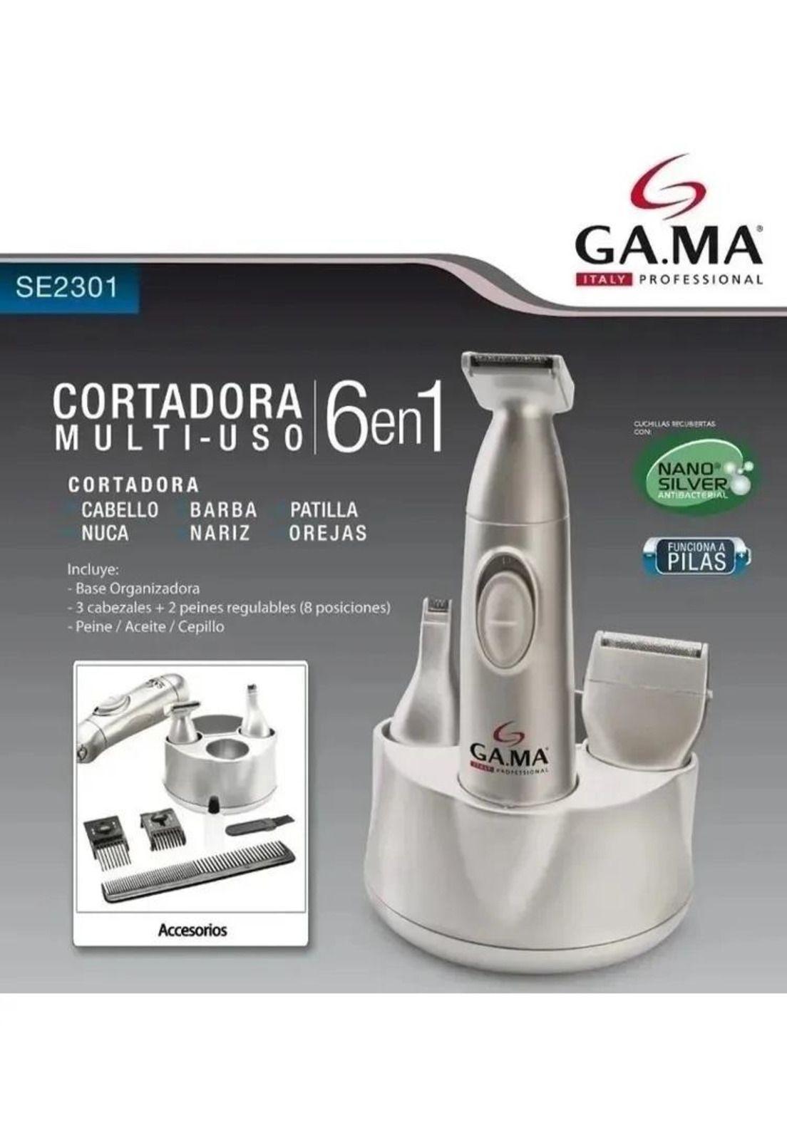 Afeitadora Multi uso GaMa 6 En 1 Barba Nariz Orejas-3