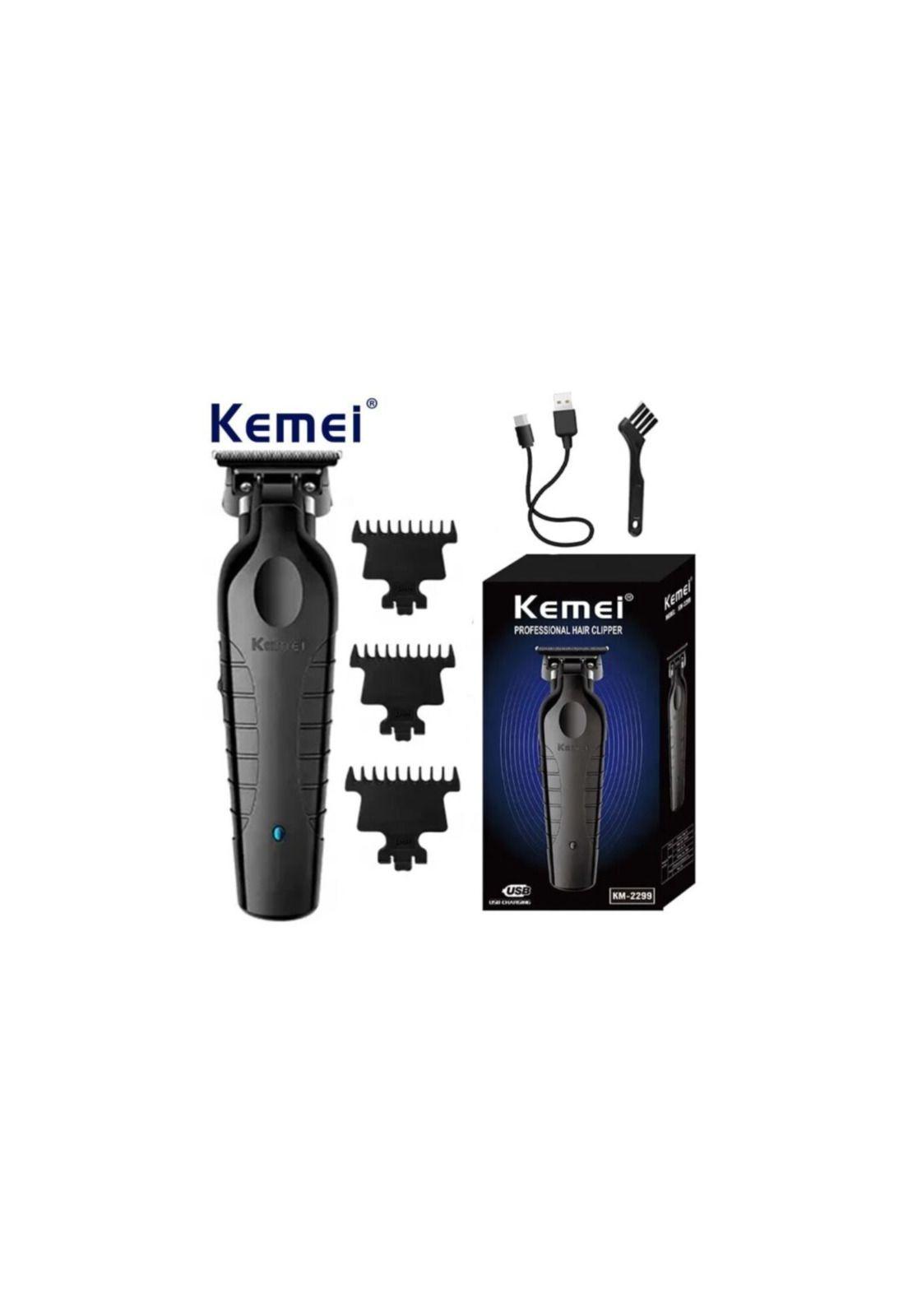 Combo Kemei Profesional de Cortadora KM 2296 y Patillera KM 2299-0