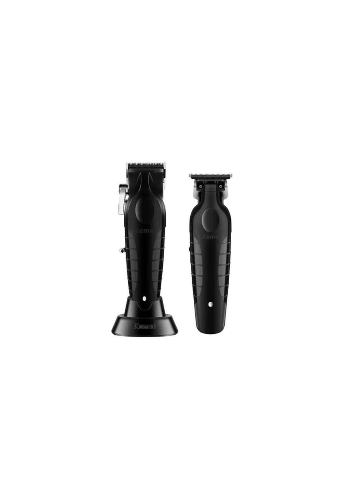 Combo Kemei Profesional de Cortadora KM 2296 y Patillera KM 2299-4