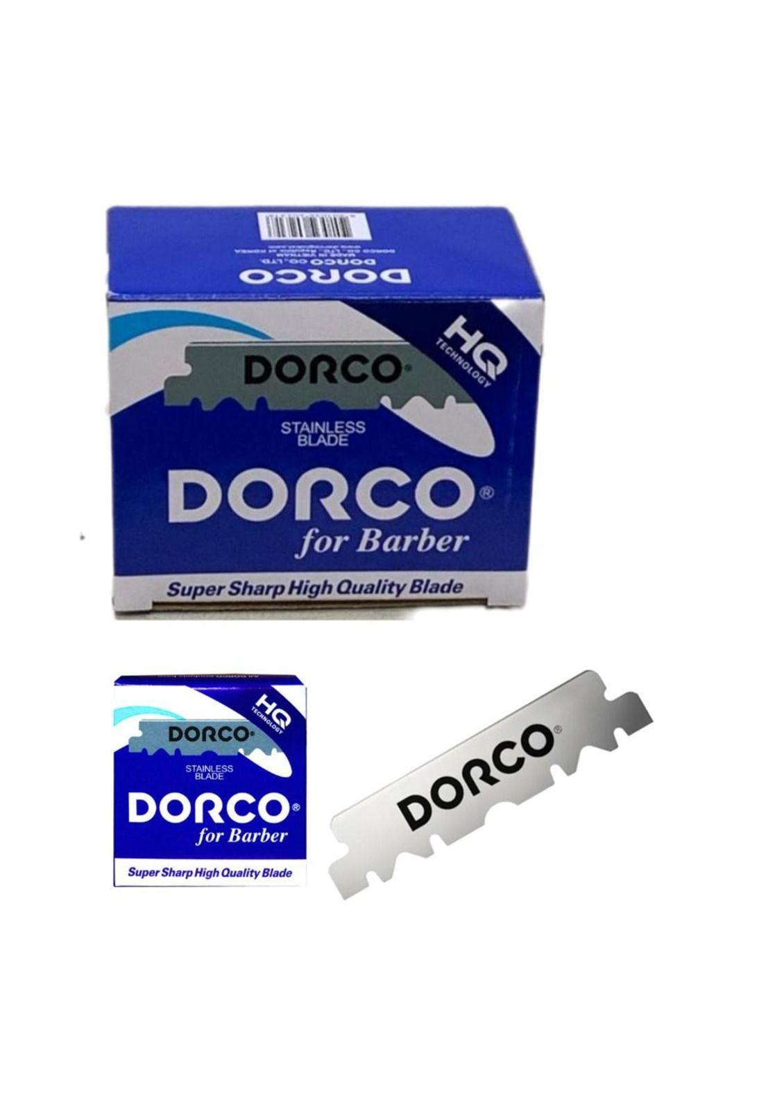 Hojilla Dorco HQ Para Barberos X100 filos a la mitad-2