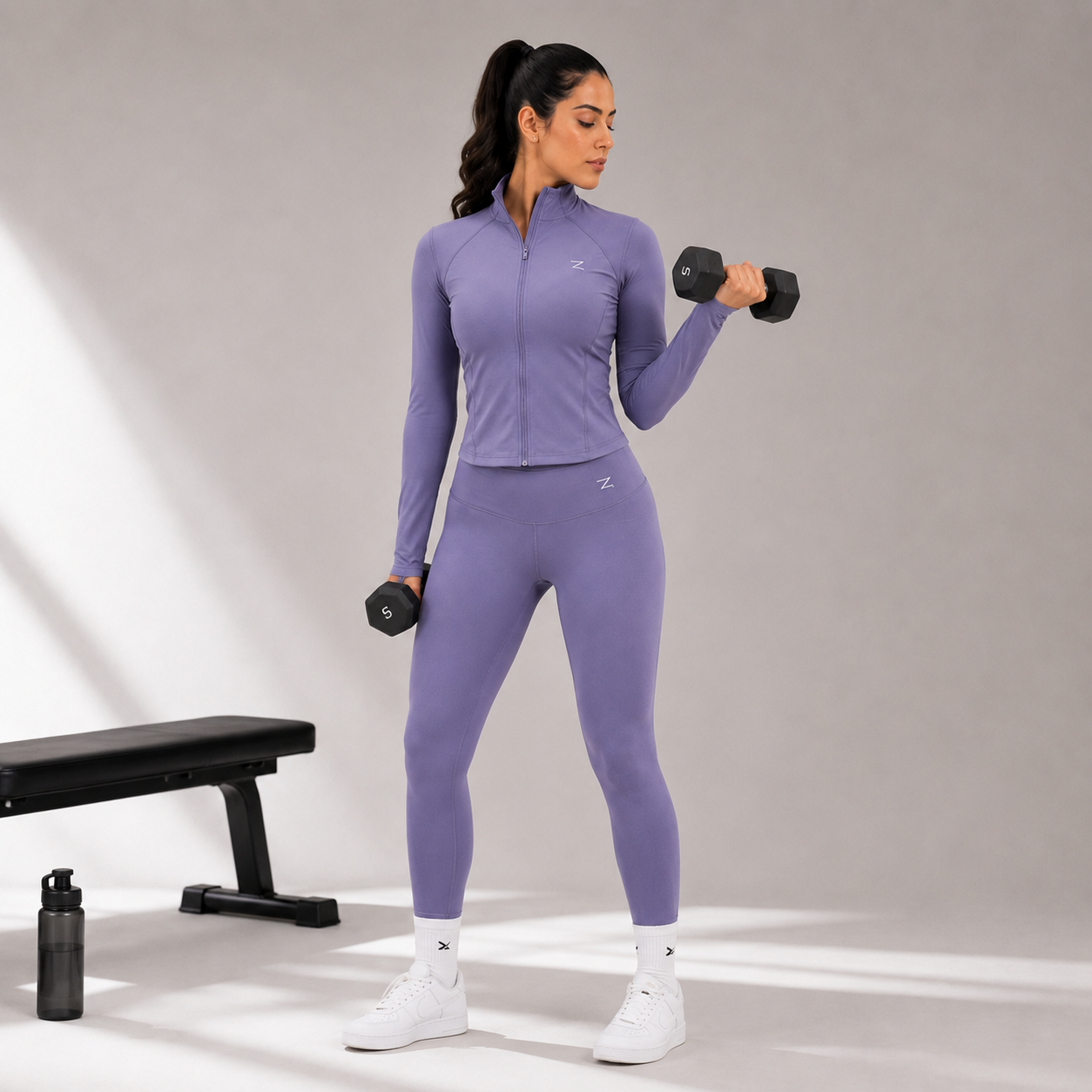 Conjunto Deportivo Premiun Chaqueta Con Cierre + Calza-0