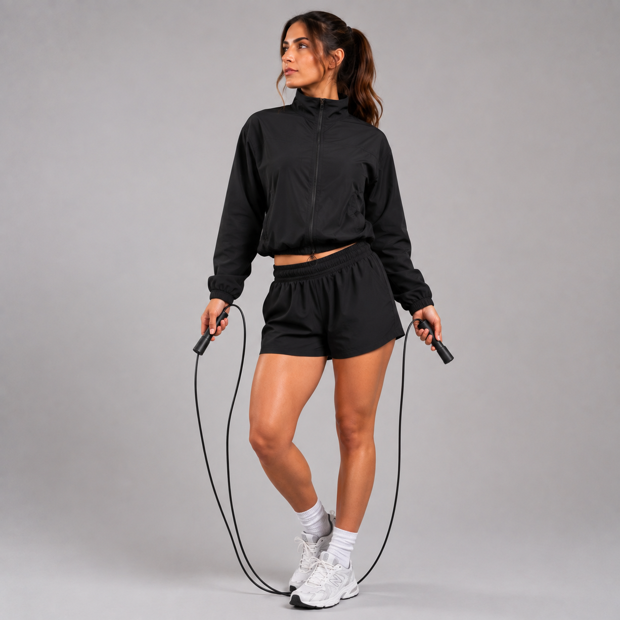 Conjunto Deportivo de Chaqueta Cortaviento + Short-3
