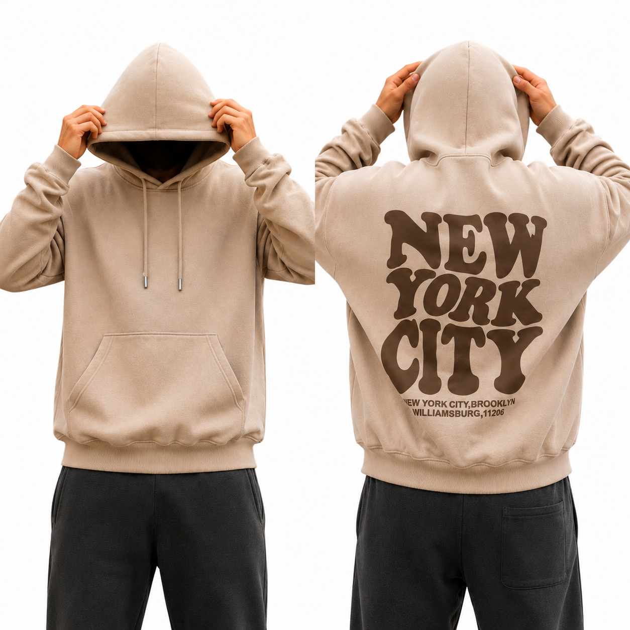 Polerón Hoodie Unisex Diseño New York City-0