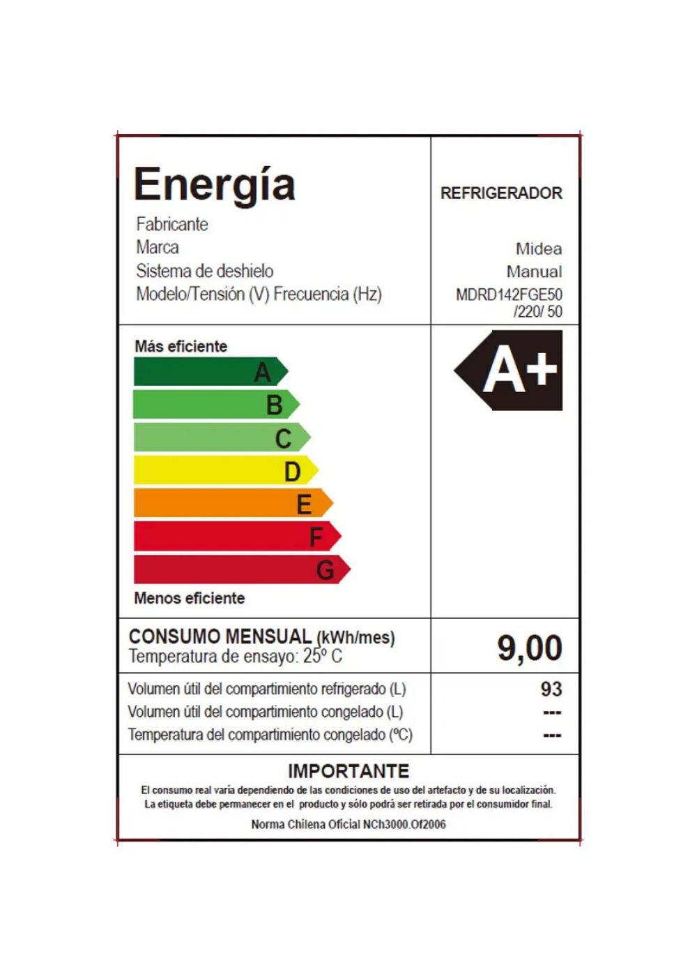 Refrigerador Frigobar Frio Directo 93 lts-3