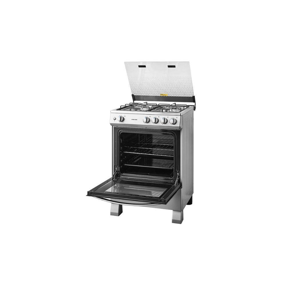 Cocina a Gas 4 Quemadores 24inch Silver-1