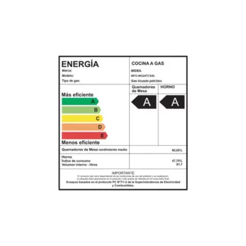 Cocina a Gas 4 Quemadores 24inch Silver-5