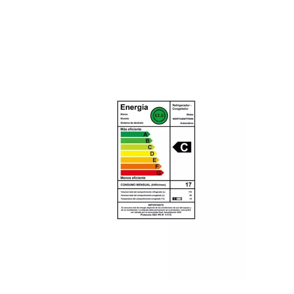 Refrigerador Top Mount No Frost 236 lts Midea-5