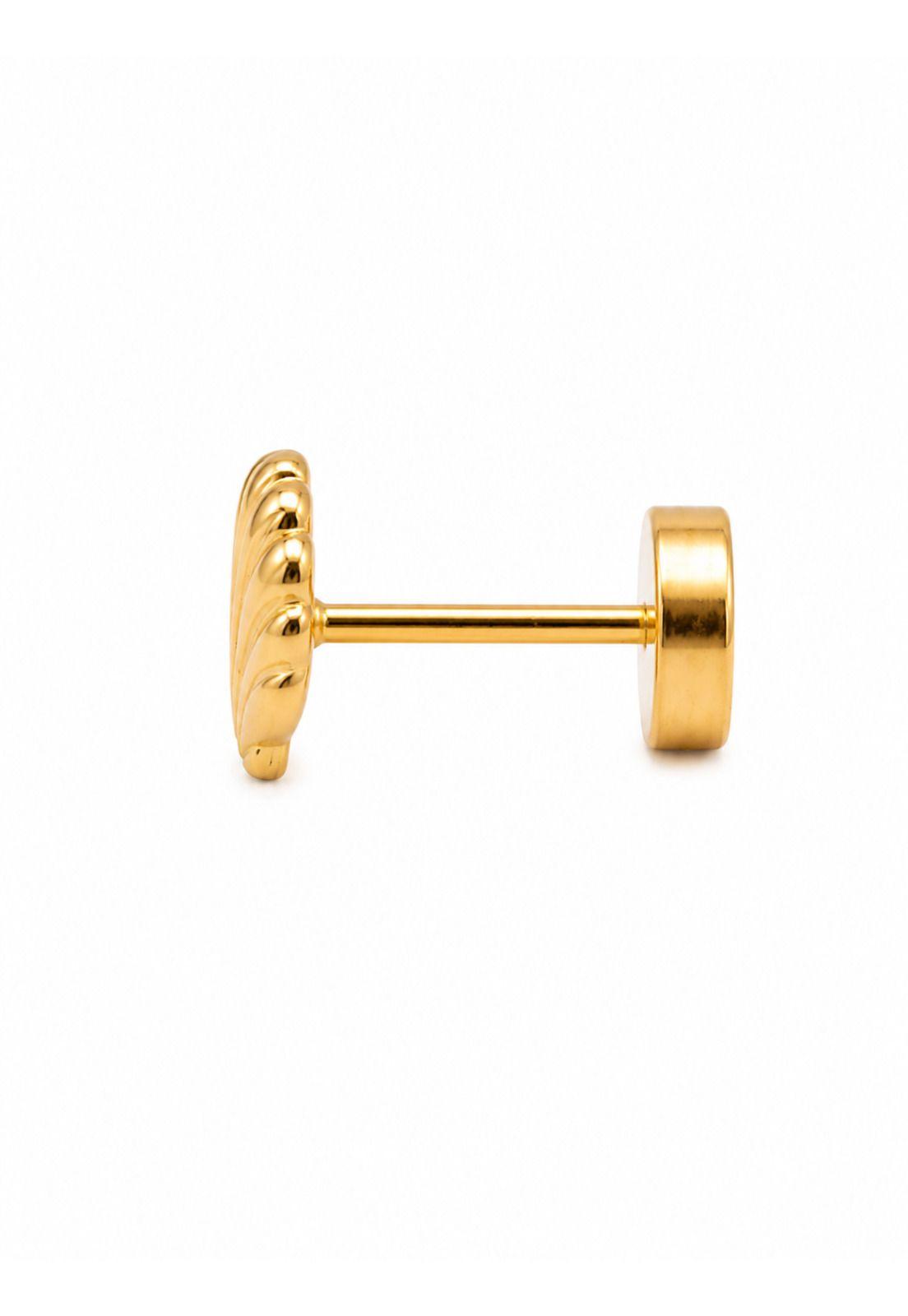 Aros Abridores Ostras 5mm Oro 14k Bebé Hipoalergénico Dorado-2