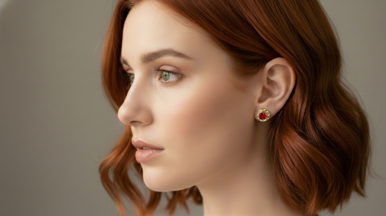 Aros Chatón Circón Abridores 6mm No3 Oro 14k-4