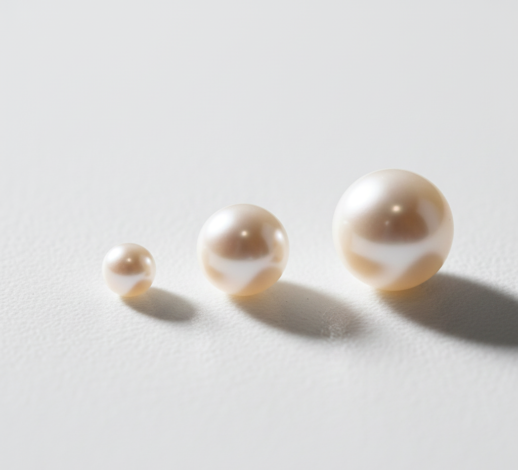 Aros Perla Casquillo 6mm No3 Oro 14k -3