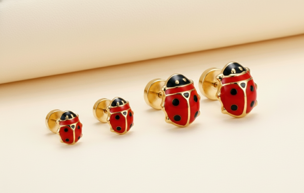 Aros China Abridores 7x9 mm Oro 14k -2