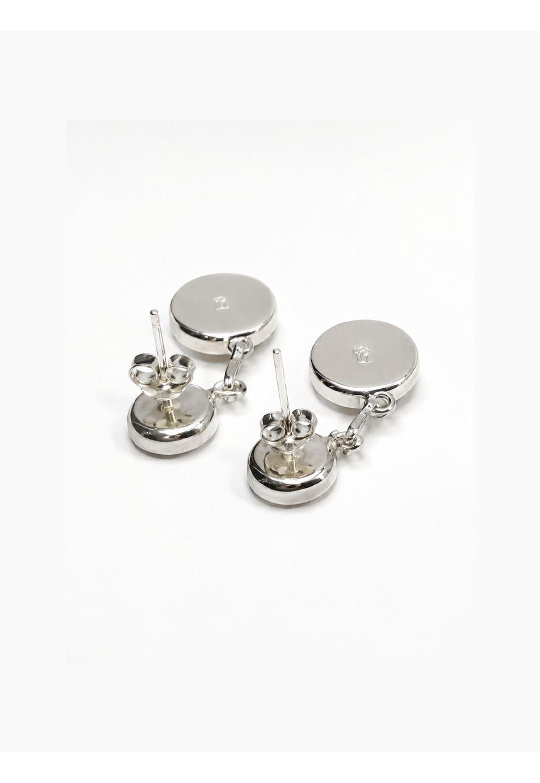 Aros Amatista Circular Plata 950 Colgantes Mujer Elegantes Piedra Violeta.-4