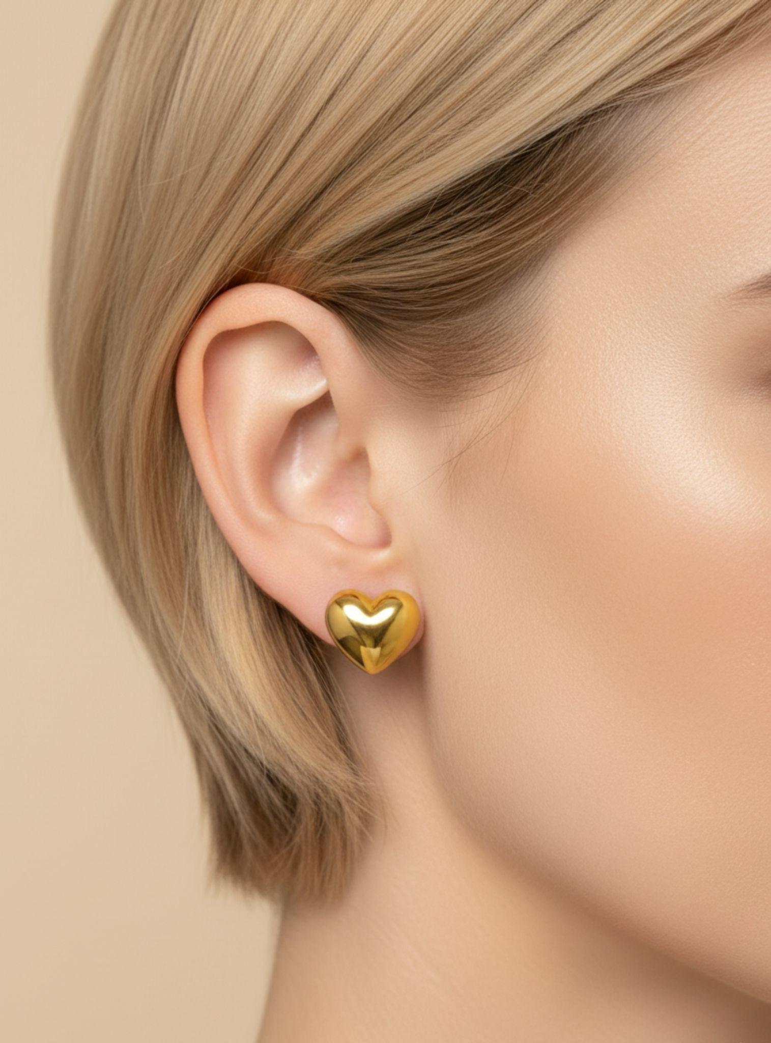 Aros Corazón 6mm Nº2 Oro 18k nacional-2