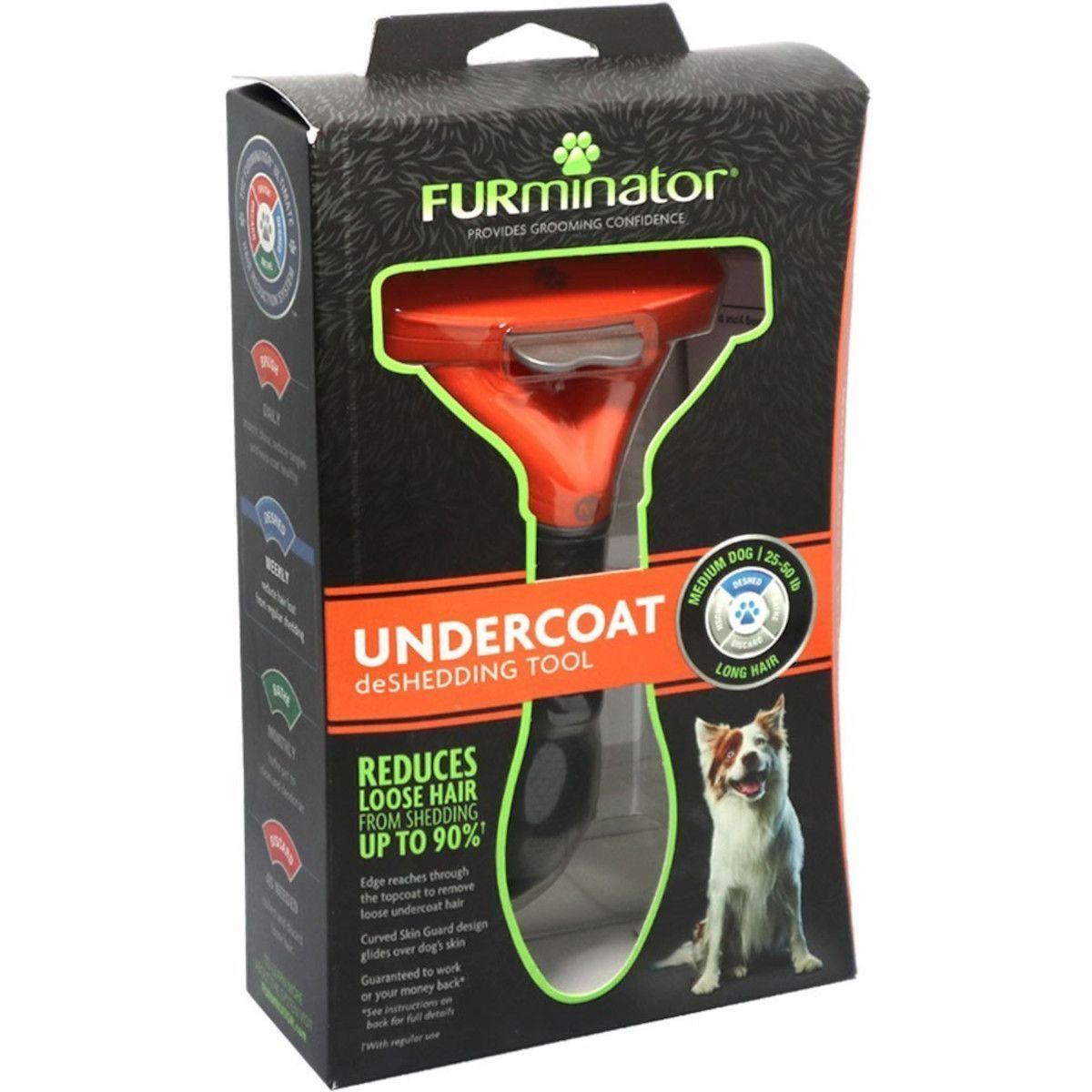 Cepillo Furminator Pelo Largo Medium para Perro-0