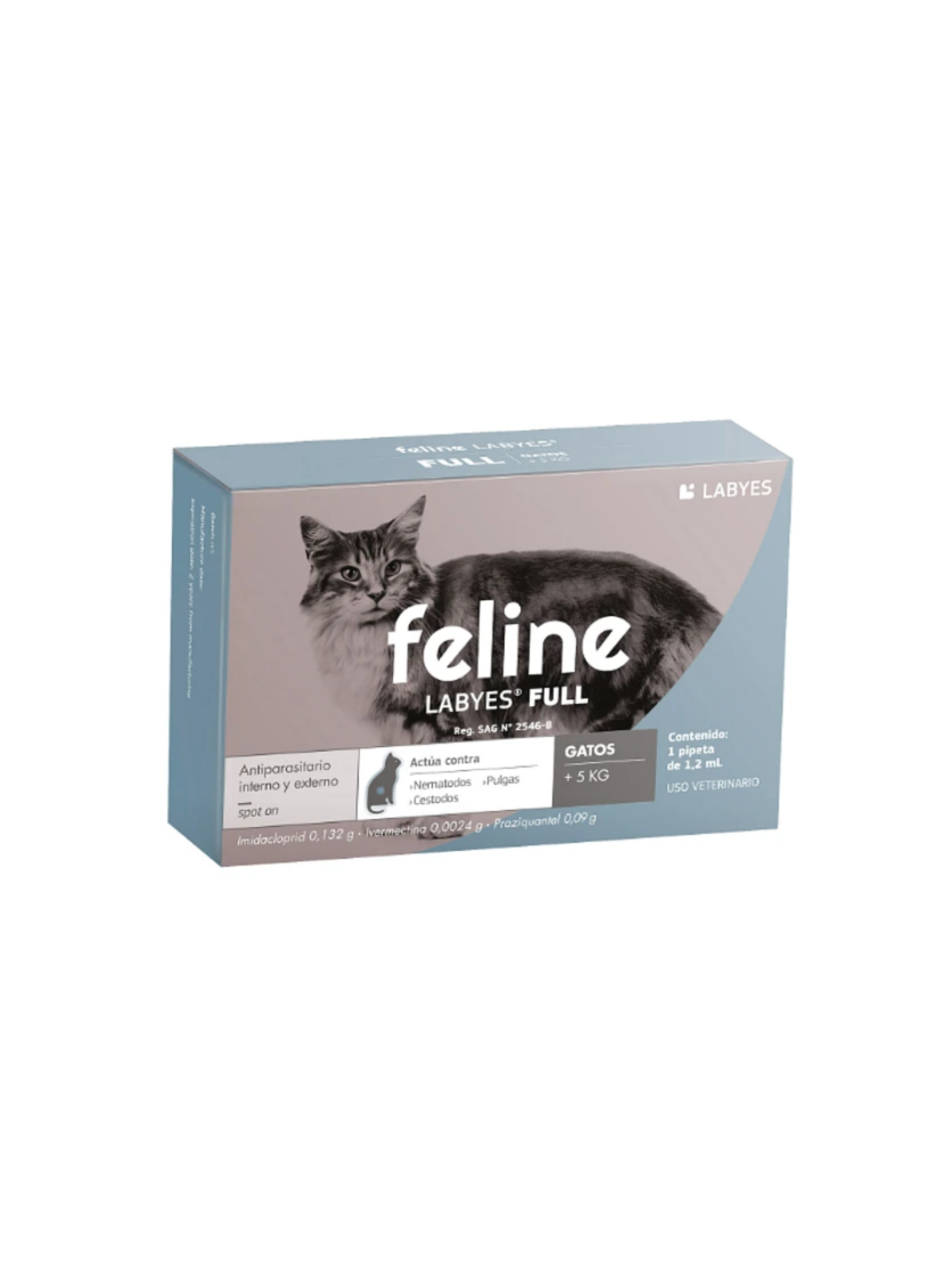 Antiparasitario Externo Interno Feline Fullspot Mayores a 5 Kg para Gatos-0