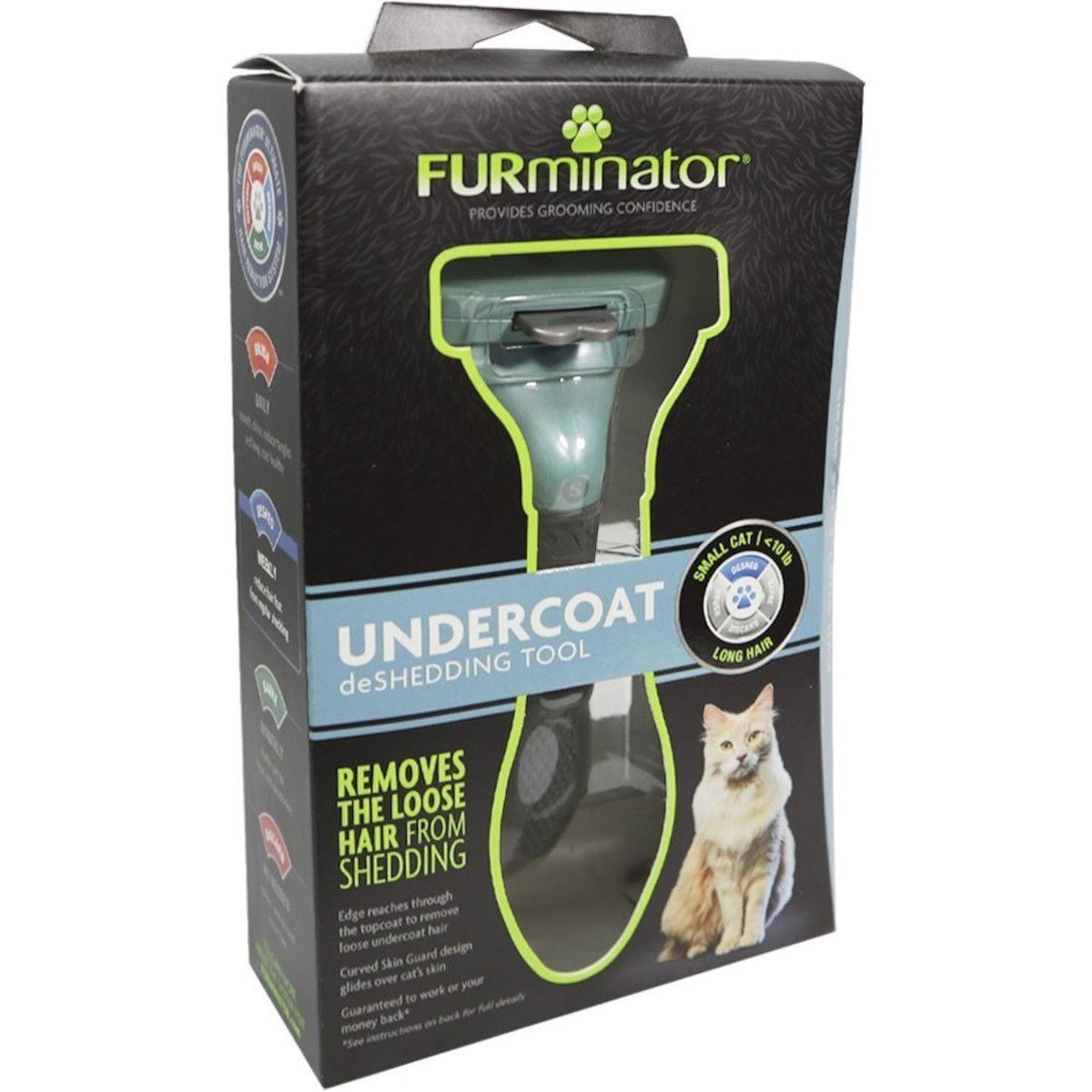 Cepillo Furminator Pelo Largo Small para Gato-0