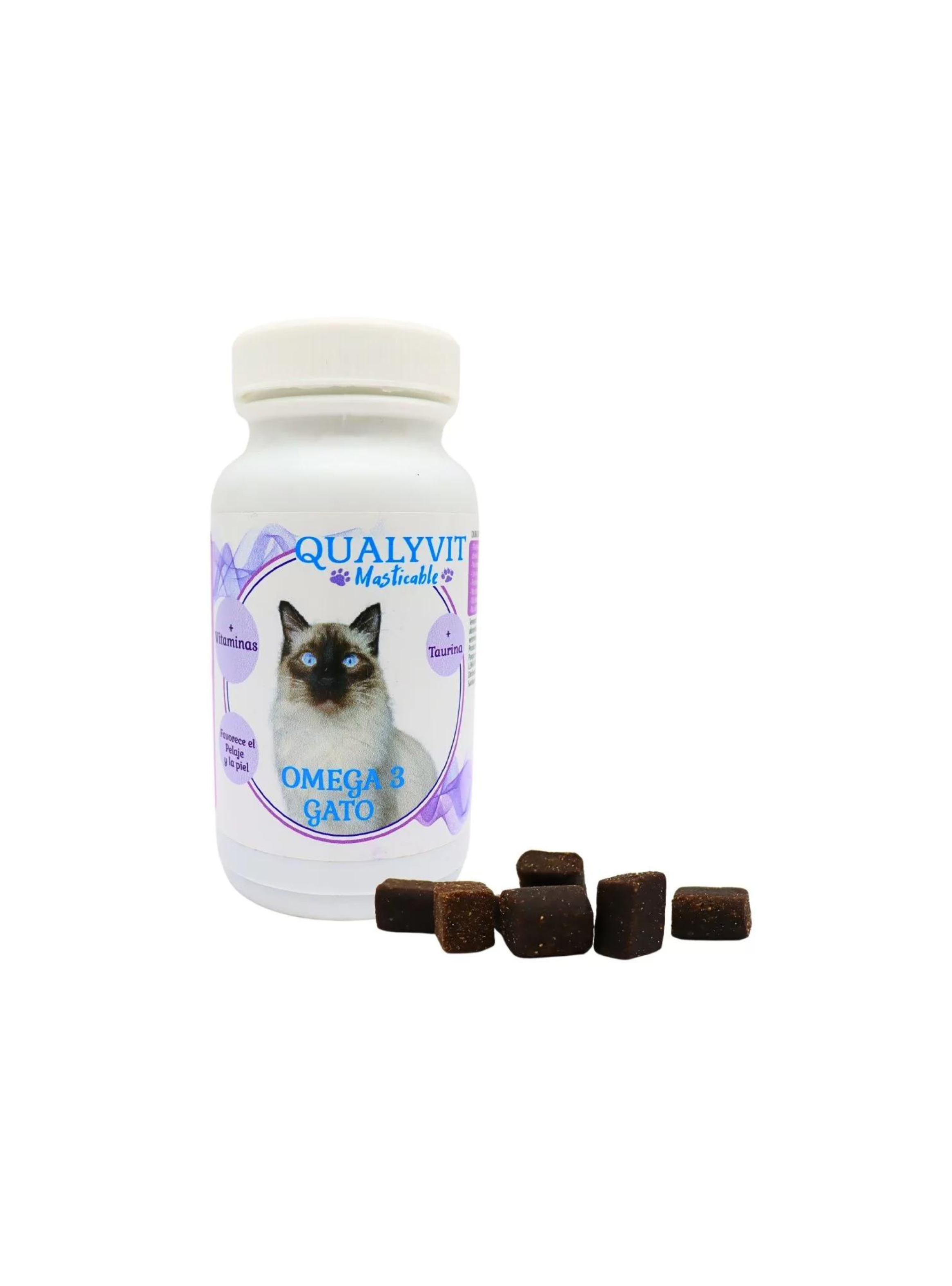 SUPLEMENTO OMEGA 3 GATO QUALYVIT   -0