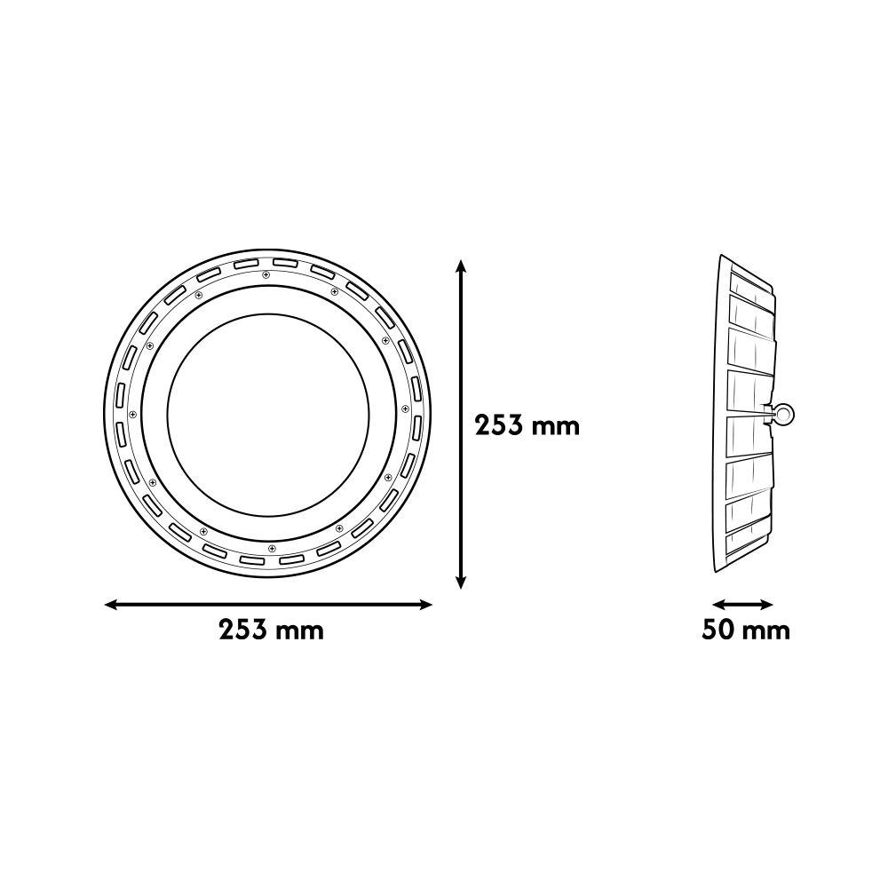 CAMPANA UFO LED DAUMER ECO SLIM 100W IP65-2