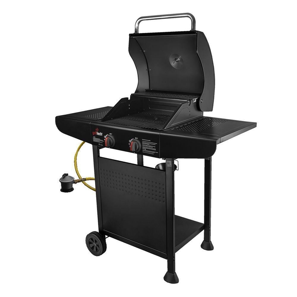 ASADERA GAS GRILLTECH 2 QUEMADORES + reg/mang-6