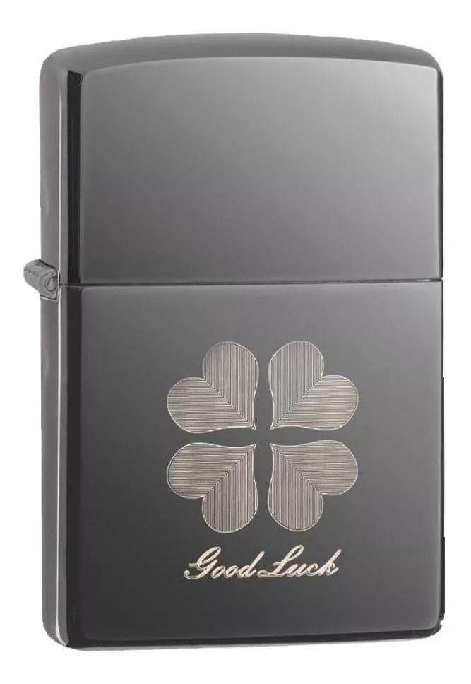 Encendedor Zippo Good Luck Gris-0