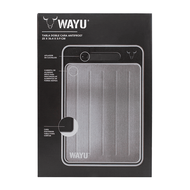 Tabla Doble Cara Wayu Antifrost C/Afilador  -2