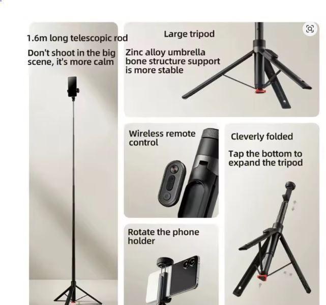 PALO SELFIE CON SOPORTE DE SUELO Y BLUETOOTH XIAOMI MIJIA CON CONTROL-3