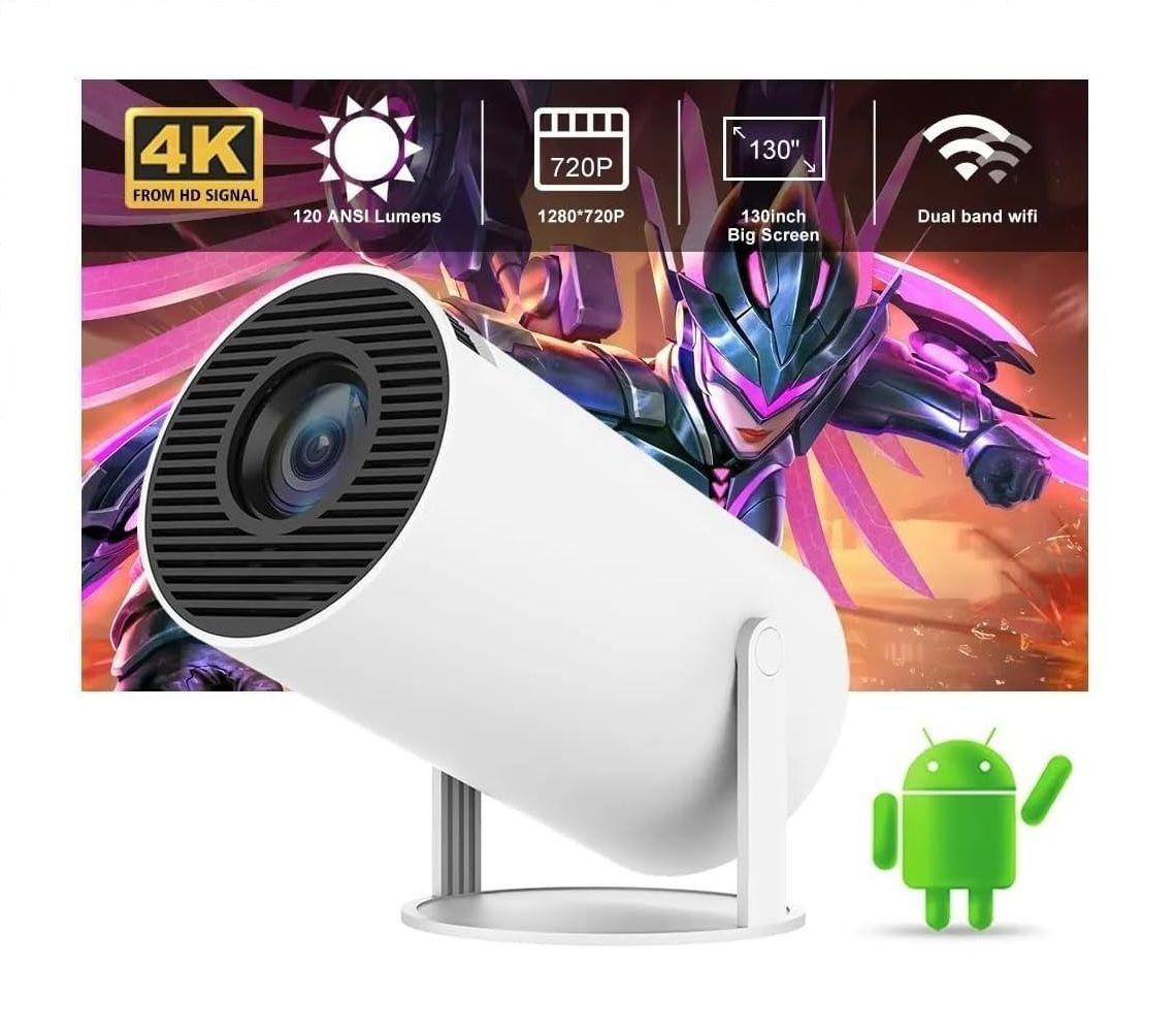 Proyector portátil HY300 Android 11 HD 4K Cine en casa-4