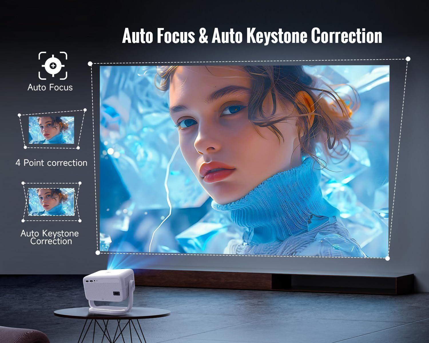Proyector portátil L018 Magcubic Android 11 HD 4K Cine en casa 650ANSI-3