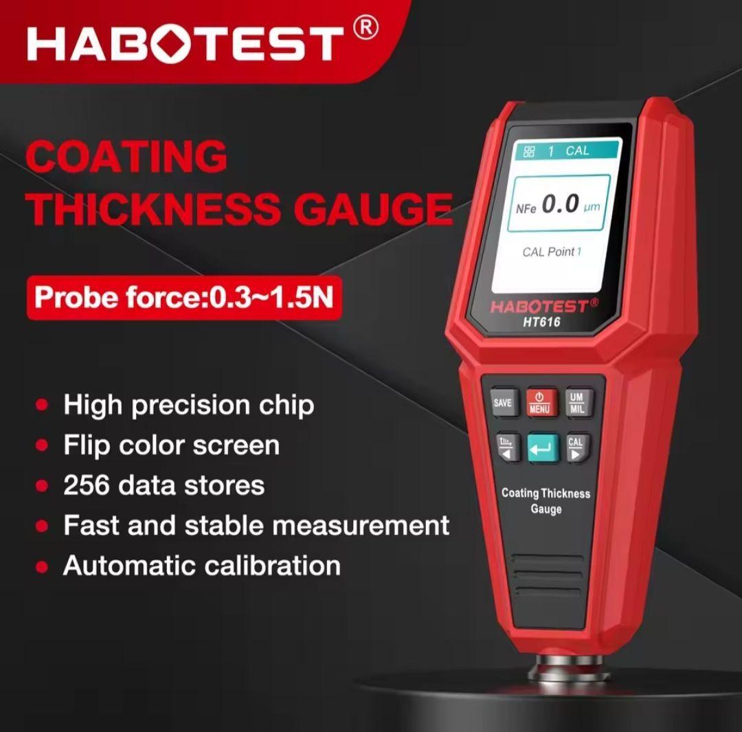 Medidor De Espesor De Pintura Habotest Ht616 Recargable-3
