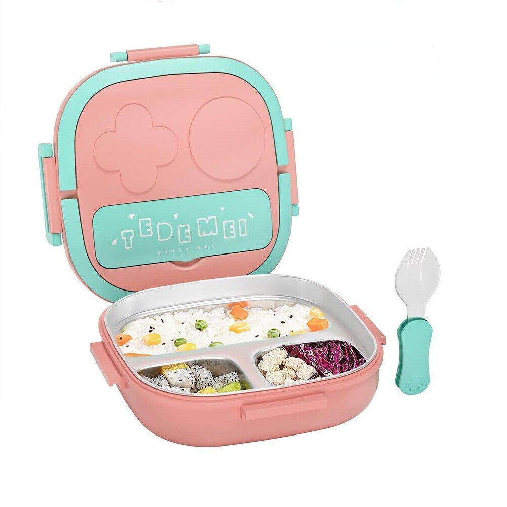 Lonchera Japonesa portátil para niños ROSA Tedemei-0