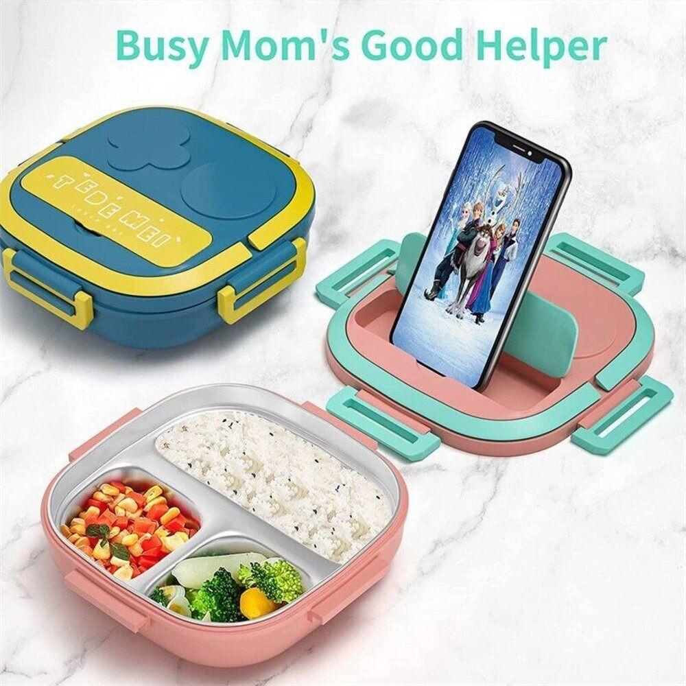 Lonchera Japonesa portátil para niños ROSA Tedemei-2