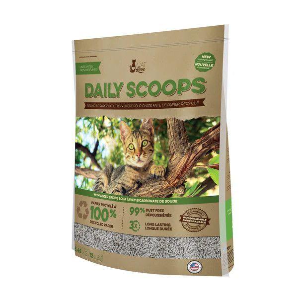 Cat Love Daily Scoops Paper Litter-0